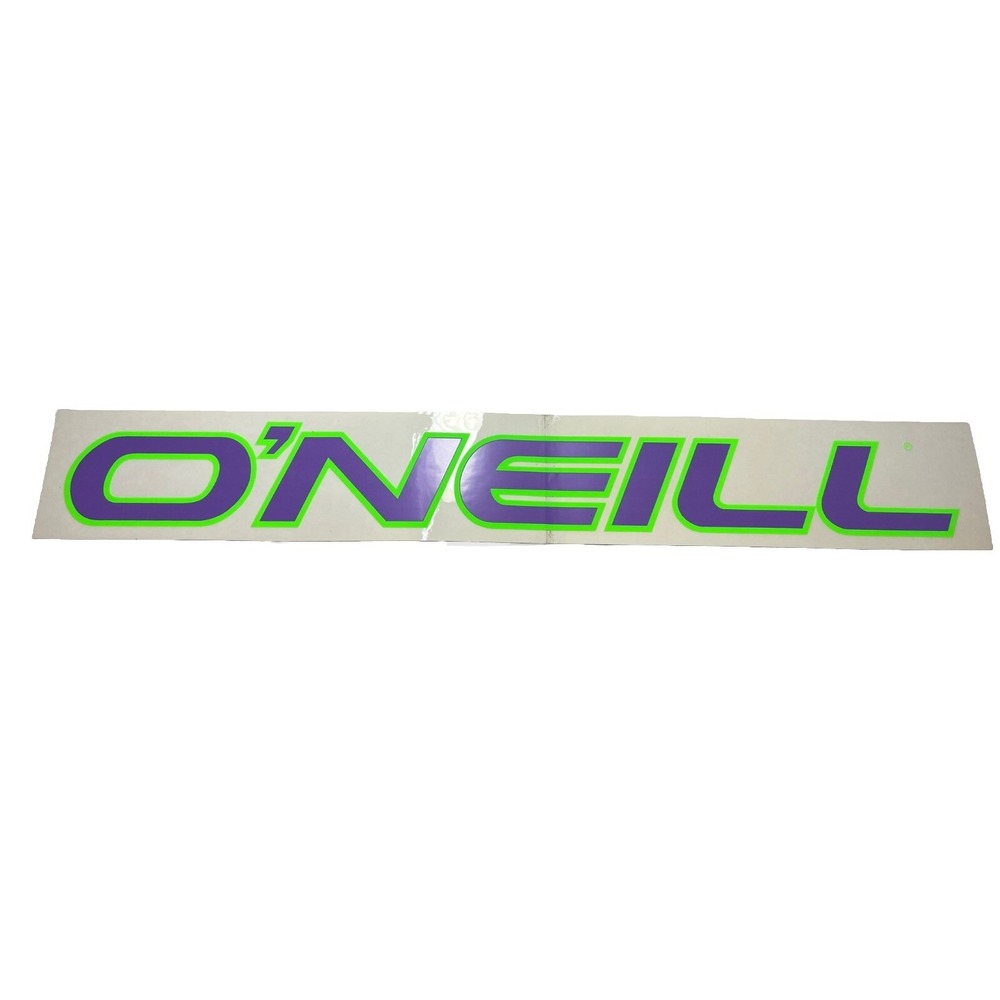 NEW ONEILL  VINTAGE 90'S SURFBOARD SKATEBOARD SURF STICKER 18"‎